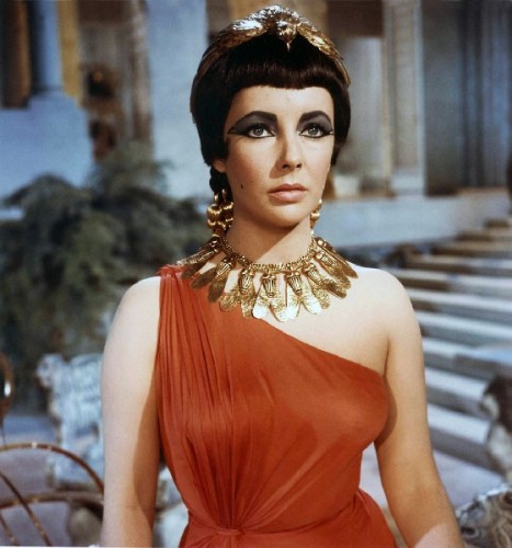 The youthful Taylor certainly looked the part of Cleopatra