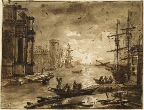 Claude Lorrain Landscape Drawings from the British Museum at the Clark - Image 7