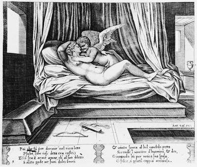 amor and psyche. Amor and Psyche in Bed