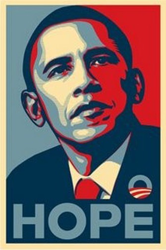 barack obama hope. Barack Obama HOPE Campaign