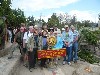 Group photo in the center of the world
