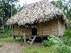The family&rsquo;s hut