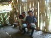 A family from San Carlos community