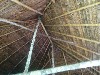 The ceiling of the native hut
