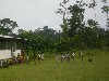 Flag ceremony at the school