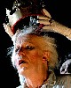 The frightful makeup of Geoffrey Rush as the ancient King Berenger I made him look more like a haggard old Queen.
