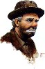 Emmett Kelly was a Clown icon back in the 50&rsquo;s, though his use of white makeup was limited to his lips.