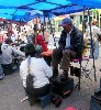 Shoe-shine woman