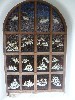 Stained glass window at Las Casas del Perez