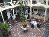 Indoor patio of Inca Real Hotel