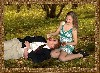 The gilded age was not so golden for the young couples in Spring Awakening. Seen here: Paul McCallion and Rebecca Stevens.