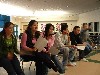 The Playwright Mentoring Project included fifty students in four groups.