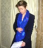 Mary was visibly exhausted during the closing reception.