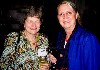 Mass College of Art President, Kay Sloan and Professor Janna Longacre.