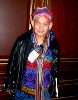 The artist David Medalla during the first day of the conference.
