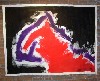 A large painting by Andrew J. Schlesinger.