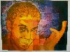 A collage painting by Adam Miller.