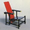 Red and Blue Chair by Gerrit Rietveld, 1918