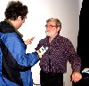 Gosselin being interviewed by a Canadian radio station.