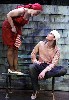 Leigh Barrett and R. Patrick Ryan as Little Edie and Jerry in Act II.