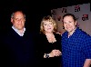 BFA critic, Mark Favermann, left, with Karen MacDonald and the actor, Jim Frangione, co founder of the Berkshire Playwrighters Lab which presents a new Mamet play at the Mahaiwe on May 29. Giuliano photo.
