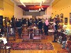 An art opening in the Hudson&rsquo;s shop on Main Street.