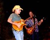 Dickey with his son Duane on lead guitar.