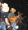 Three guitars.