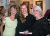 The artists Dawn Guild, left, Julie Seitel and Gail Sellers.