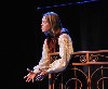 Juliet in the famous balcony scene.