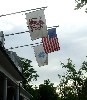 Flags over the Inn.