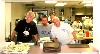 The busy cooks enjoyed the lively event.