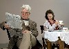 Pinter�s Mirror features three one act plays performed by Elizabeth and Malcolm Ingram from June 11 to August 2 at Shakespeare & Company. Sprague Photo.