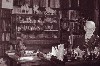 Historic photo of Sigmund Freud in his study.