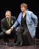 Nigel Gore as Claudius and Tina Packer as Gertrude.