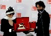 Yoko Ono was given a Golden Lion who her lifetime achievement.