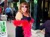 Vamping it up during opening night on Main Street.