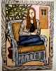 This portrait by Norm Thomas shows a new direction in his work.