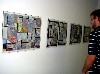 An installation of Cochrane&rsquo;s work on Holden Street.