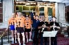 Members of the BSO taking off for the first leg of a cross state run with appropriate fanfare. (Photos courtesy of the BSO)