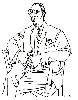 A Picasso drawing of Igor Stavinsky.