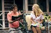 Barbara (Katie Finneran) and Randy (James Waterston) discuss old scores in their father&rsquo;s record book.
