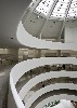 Interior view of the Guggenhiem Museum.