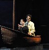 Einstein takes a sail with his son to teach him about life and science. (l) Miranda Hope Shea and Tommy Schrider (r)
