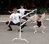 The children showed off their steps before the main performance. L. White Photo.