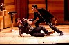 Elliot Madore (Don Giovanni) and Evan Hughes (Leporello) (Hilary Scott).