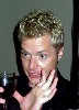 Botti enjoying a glass of wine at a reception following the concert. Giuliano photo.