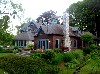 A back view of the main house.