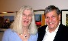 The 2006 chairperson, artist and antiques dealer, Jane Hudson, with North Adams Mayor, John Barrett.