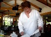 Packer examining documents from the era of residence in The Mount. (giuliano)